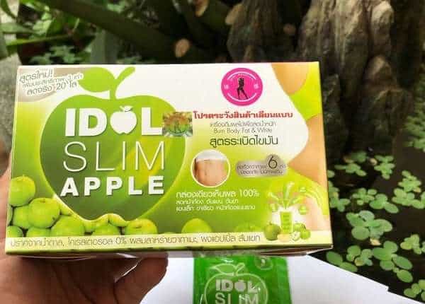 [Review] Trà giảm cân Idol Slim Apple Thái Lan cho người mới bắt